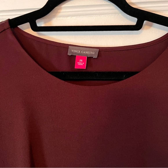 Vince Camuto Crossover Top - Picture 9 of 11